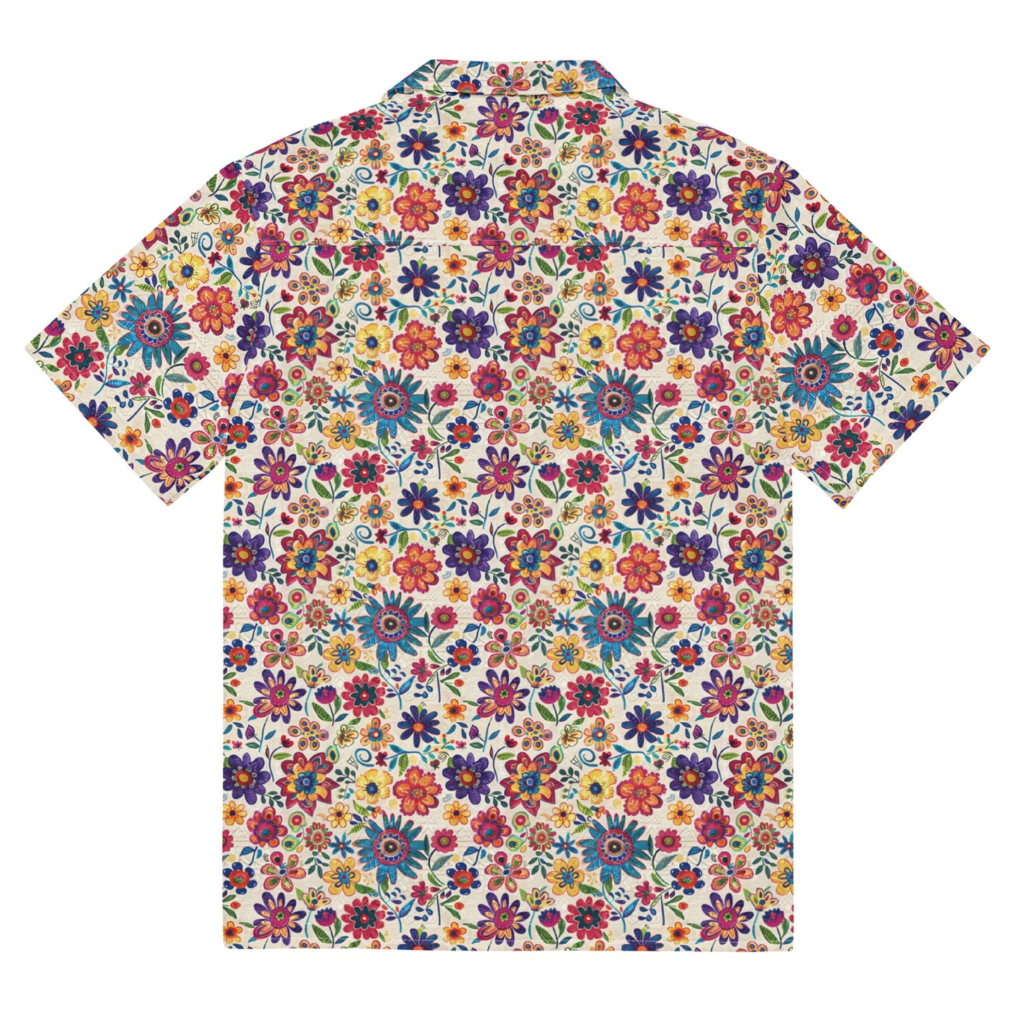 Mexican Floral Spring - Unisex button shirt