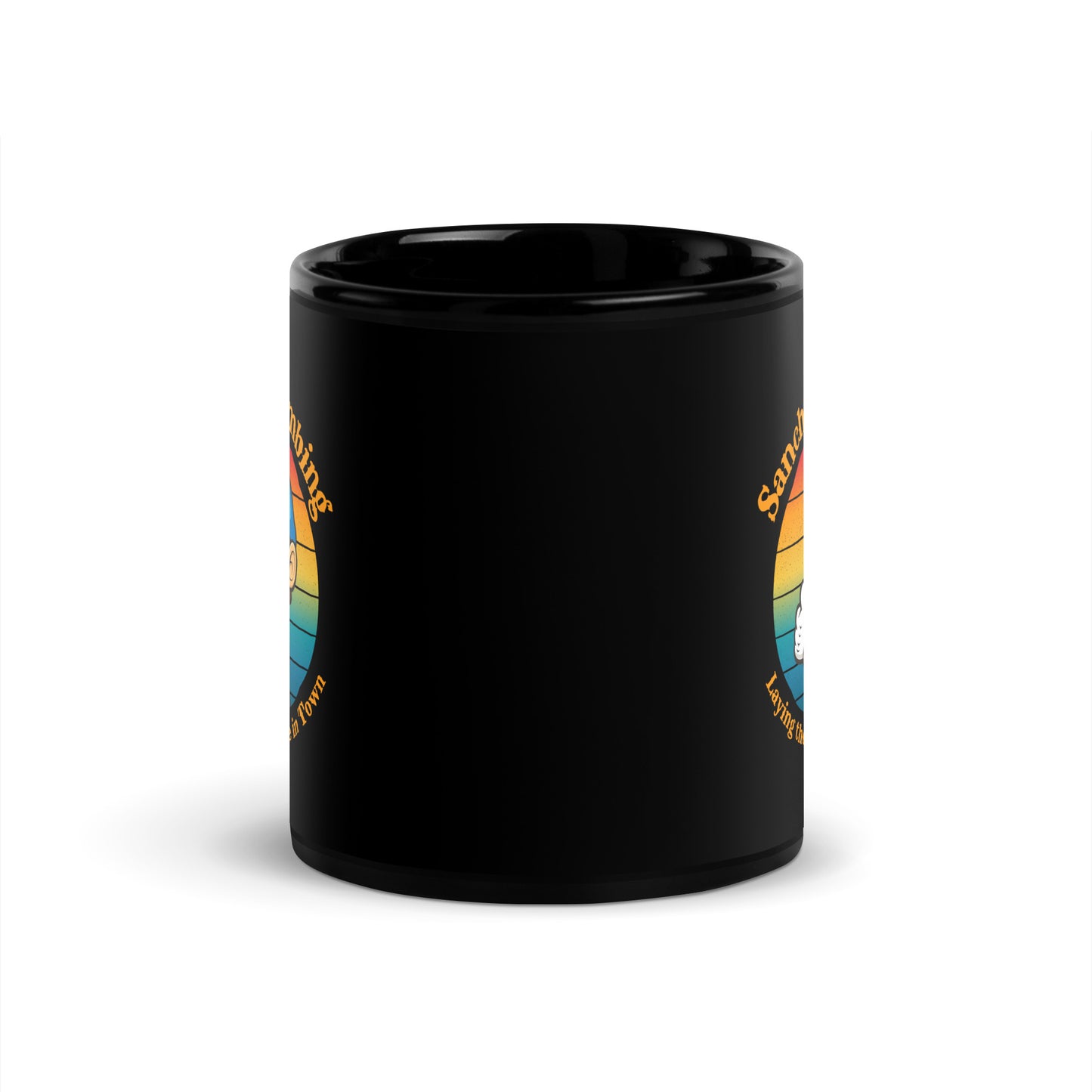 Sancho Plumbing Parody - Black Glossy Mug