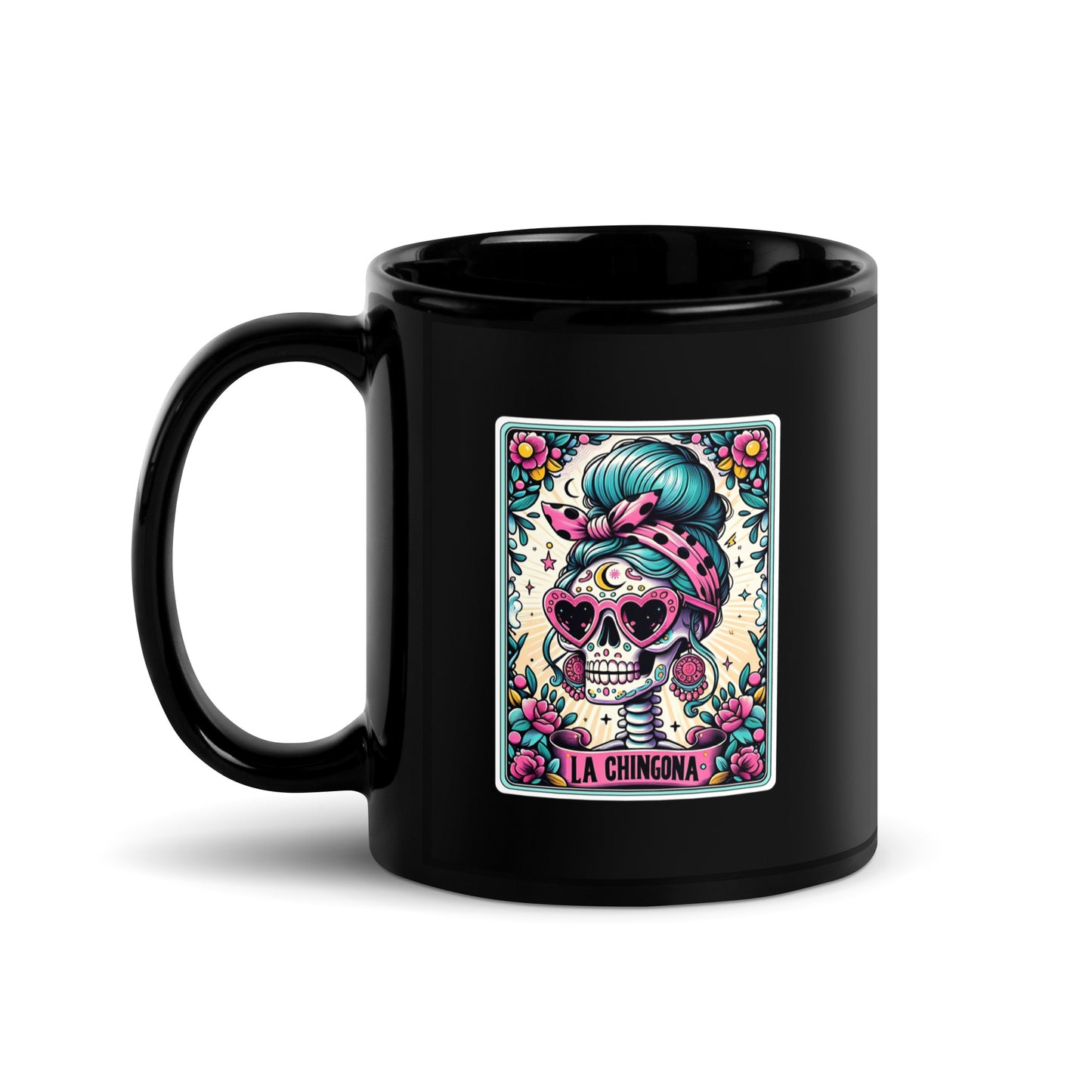 La Chingona - Black Glossy Mug