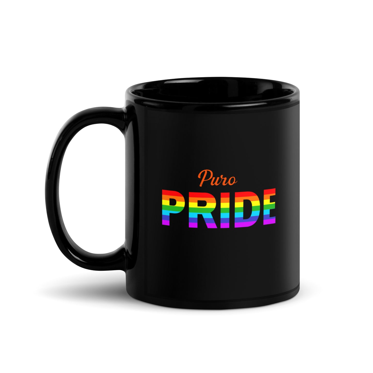 Puro Pride - Black Glossy Mug