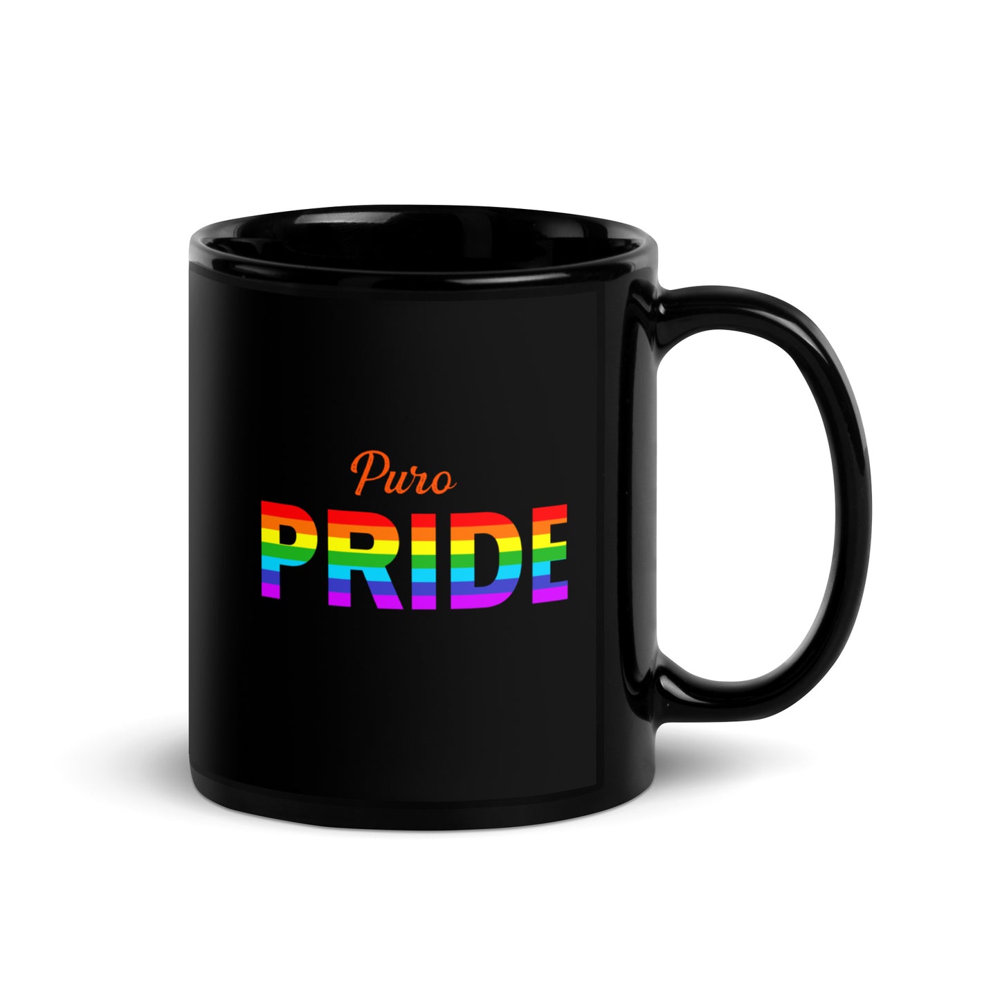 Puro Pride - Black Glossy Mug