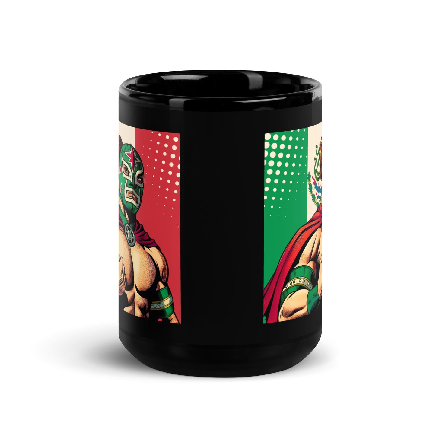 Luchador - Black Glossy Mug