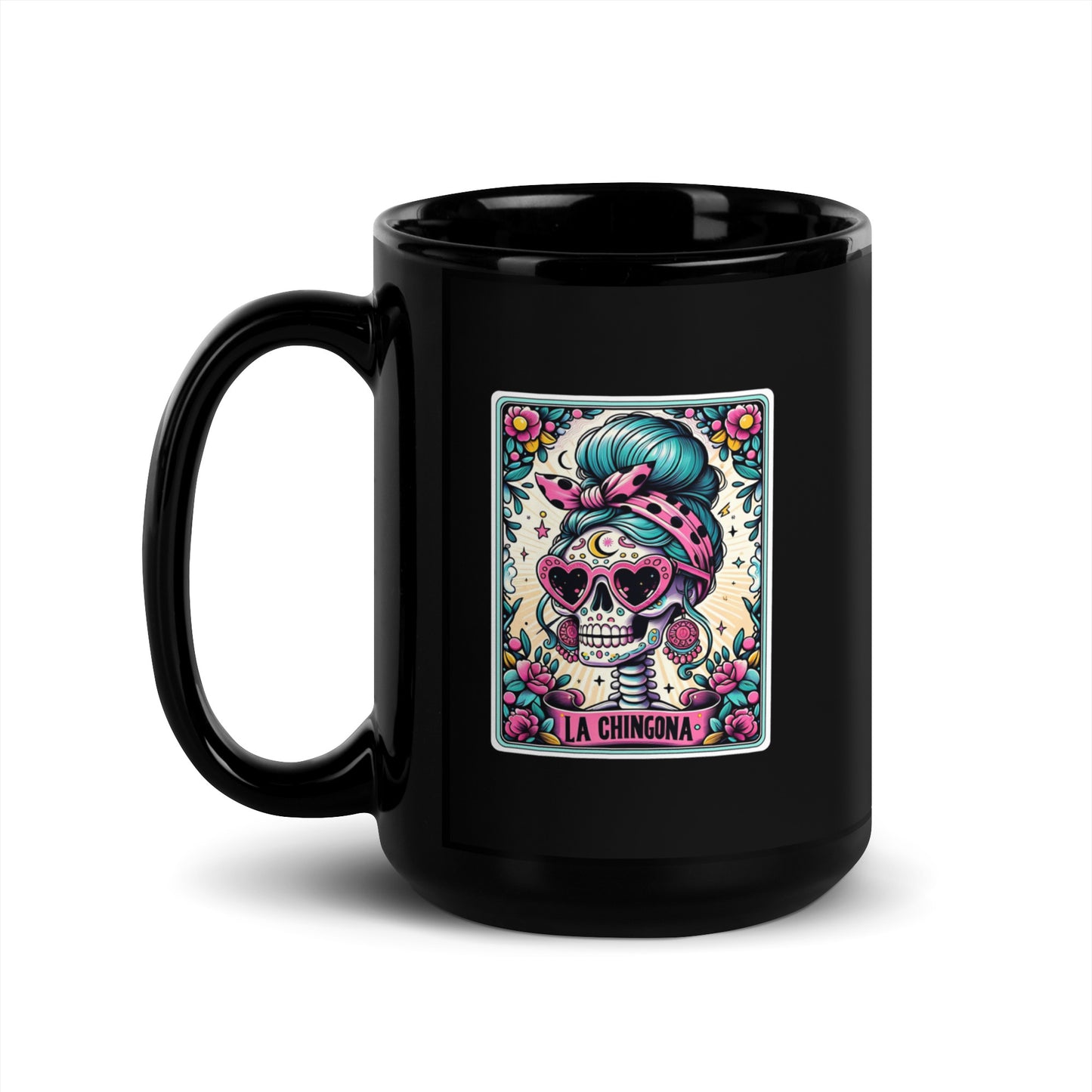 La Chingona - Black Glossy Mug