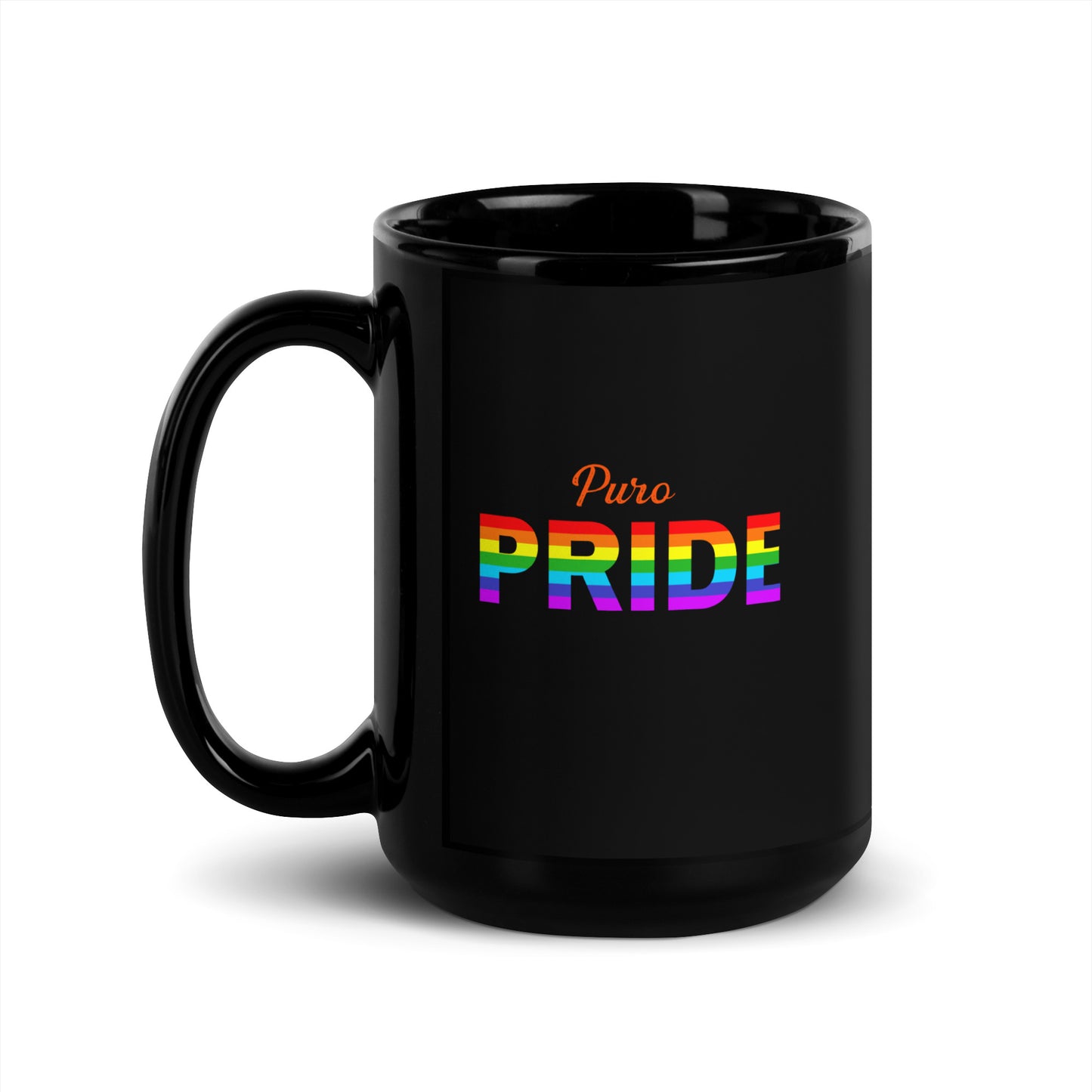 Puro Pride - Black Glossy Mug