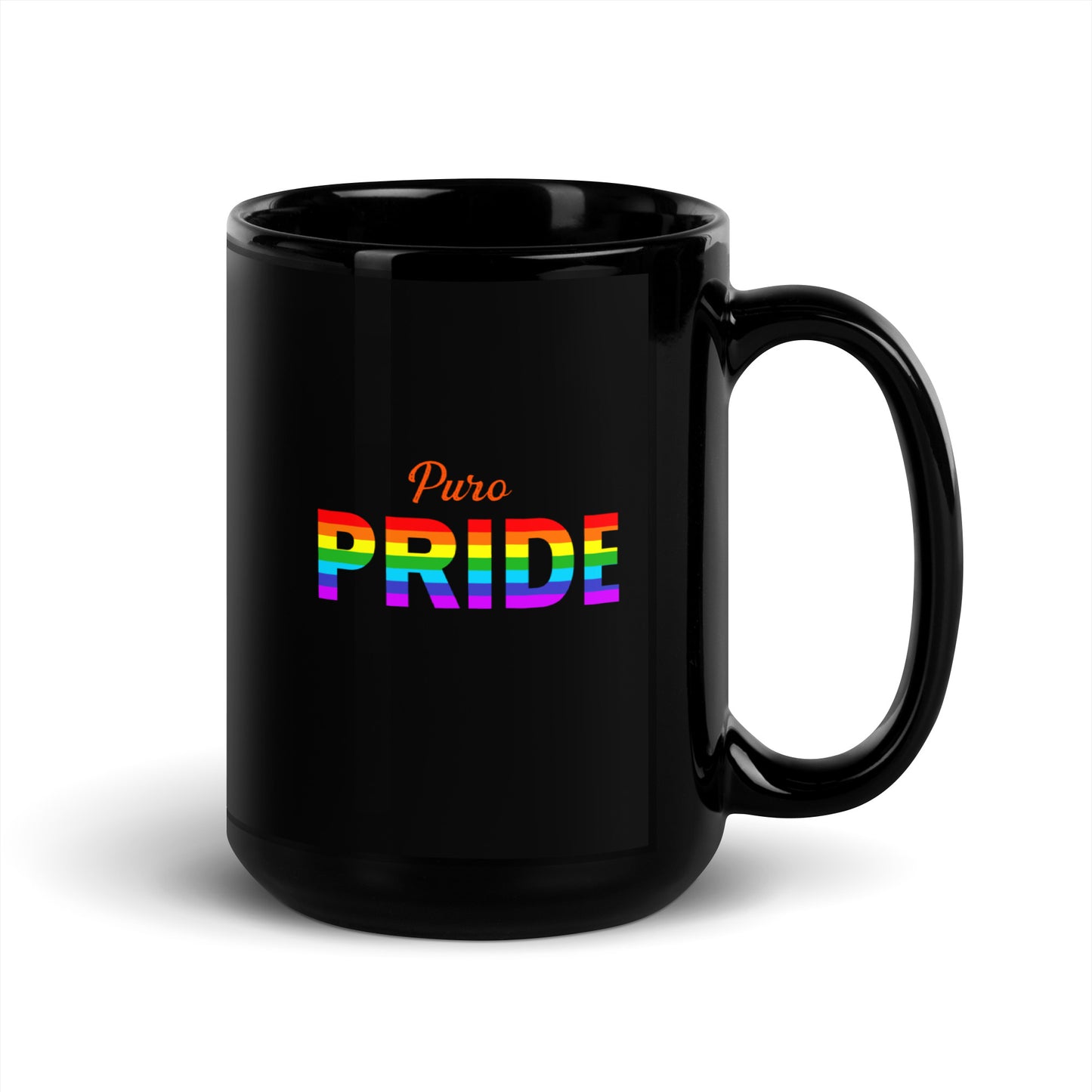 Puro Pride - Black Glossy Mug