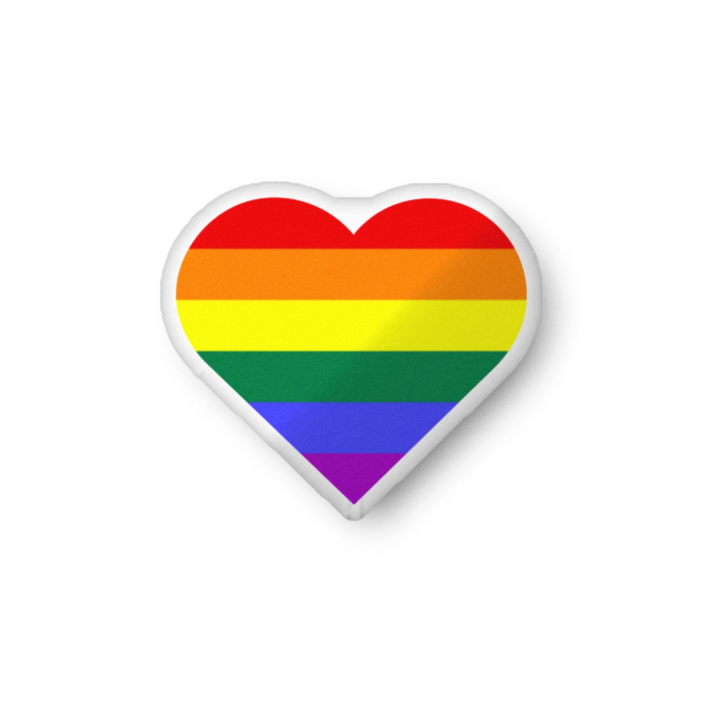 Pride Heart Custom-shaped pillow