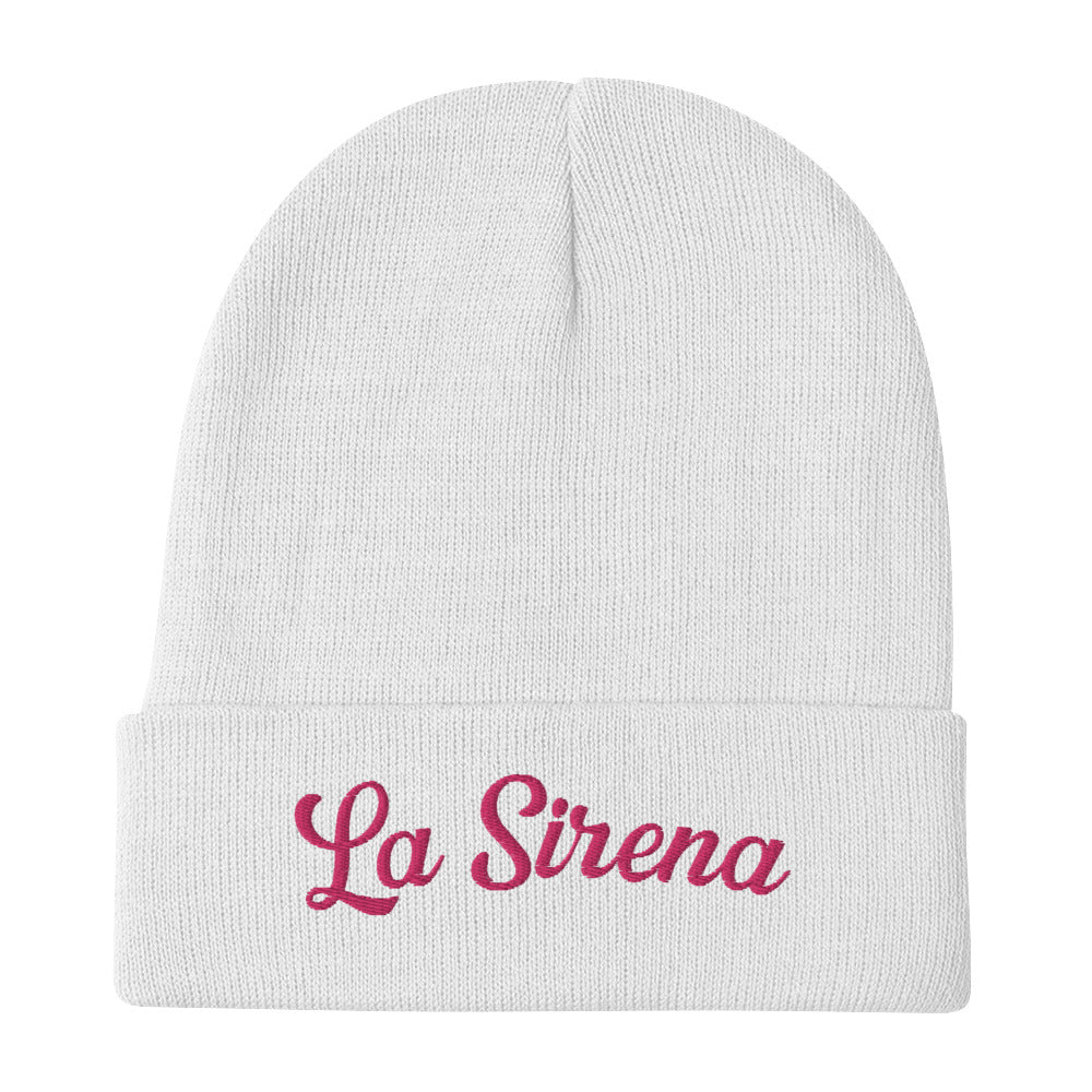 La Sirena - The Mermaid - Embroidered Beanie