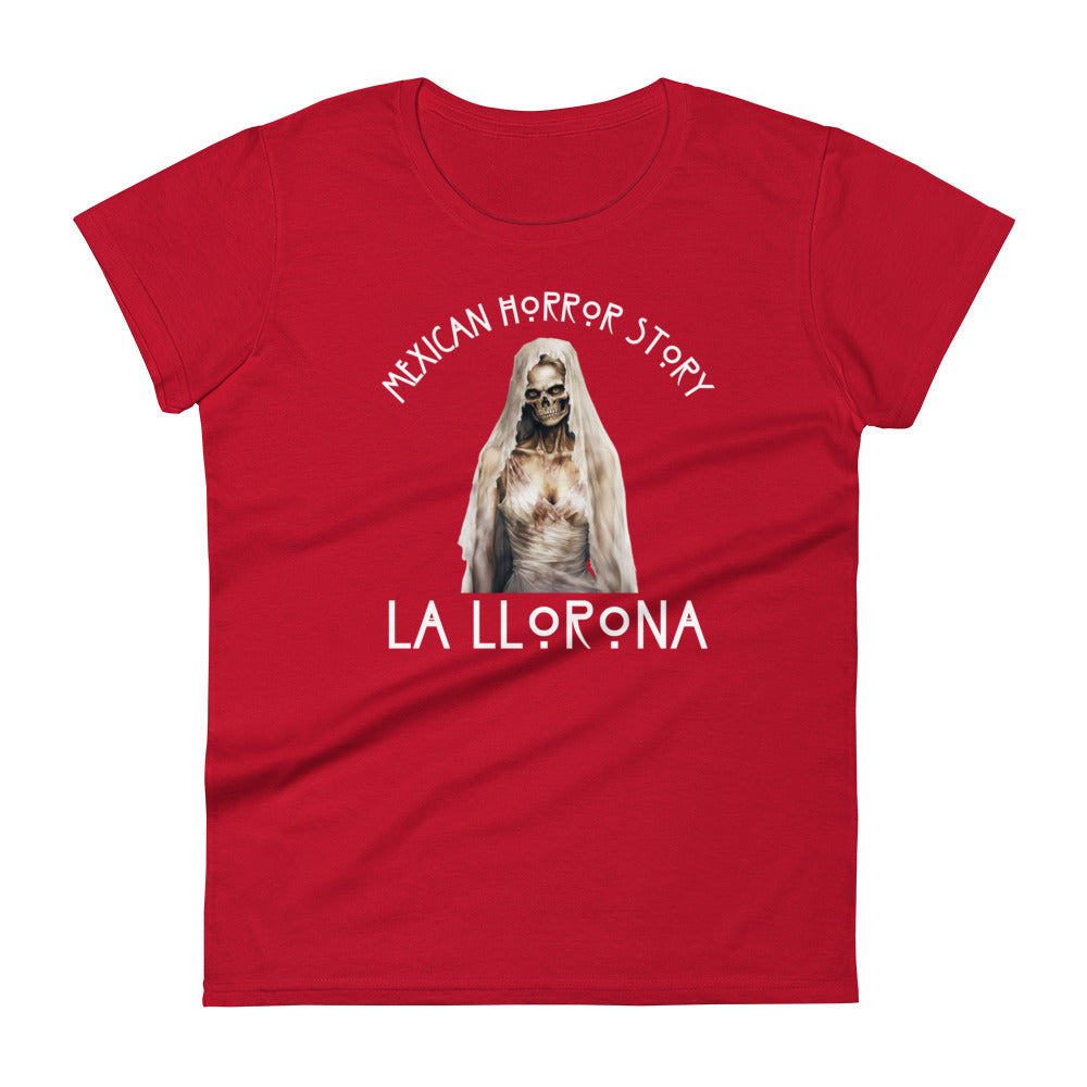 Mexican Horror Story La Llorona - Women's short sleeve t-shirt