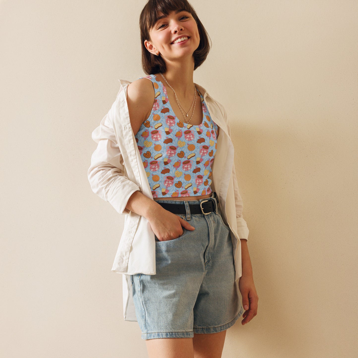 Pandulce Pattern - Crop Top