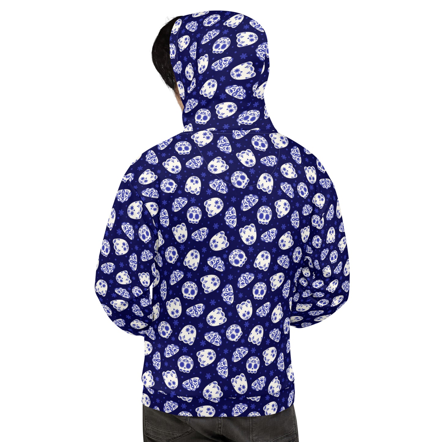 Blue Dia De Los Muertos - Unisex Hoodie