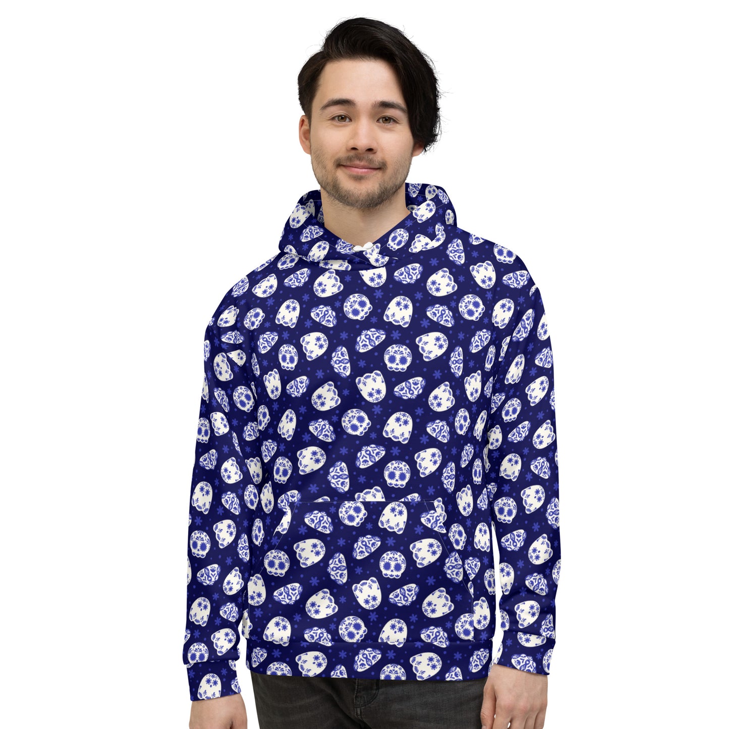 Blue Dia De Los Muertos - Unisex Hoodie