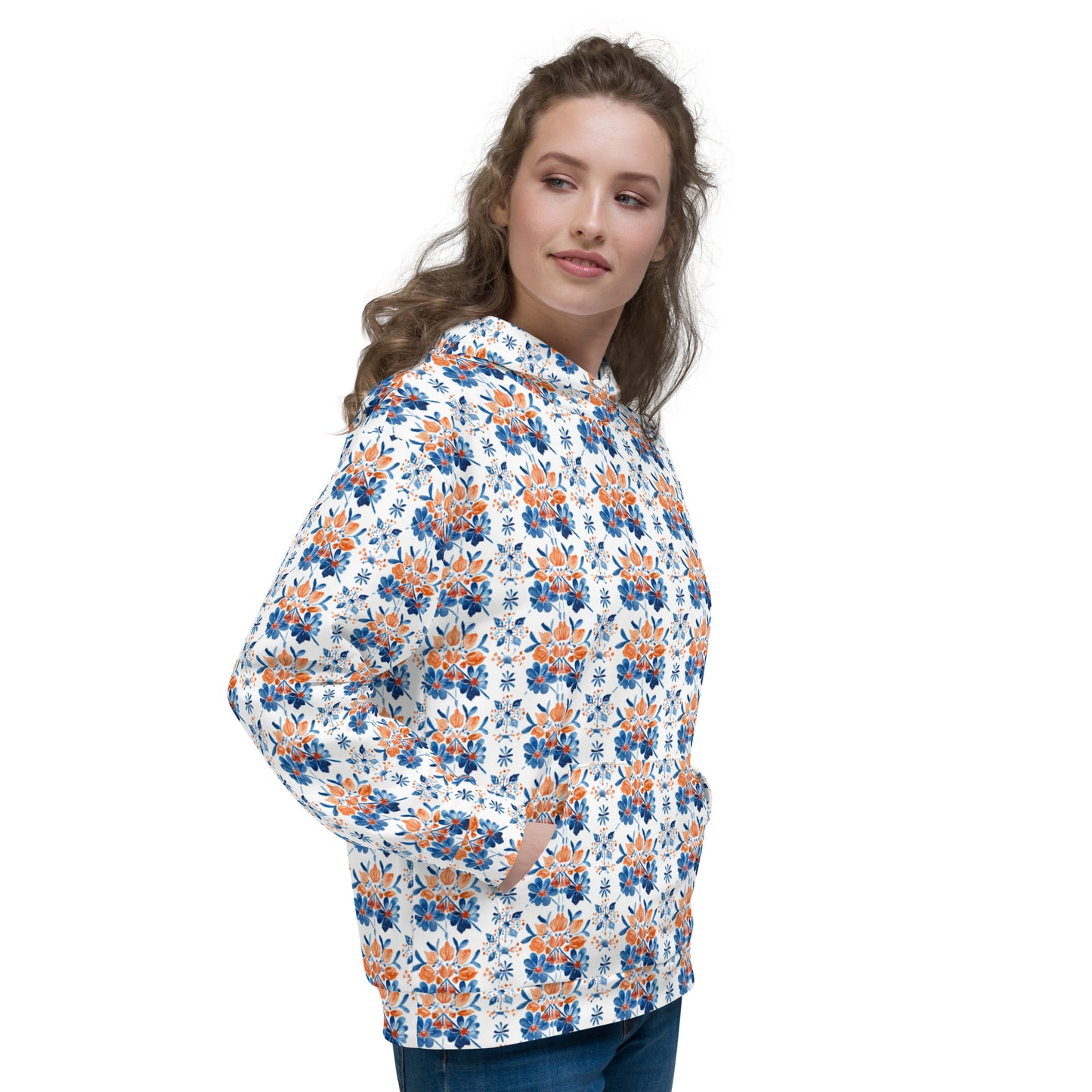 Spanish Floral Pattern - Unisex Hoodie