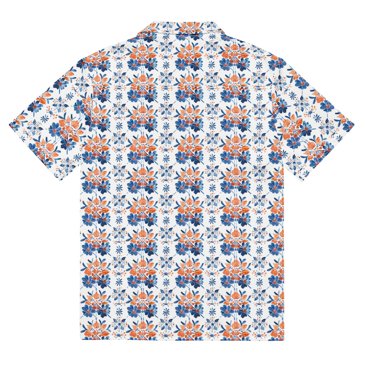 Spanish Floral Pattern - Unisex button shirt