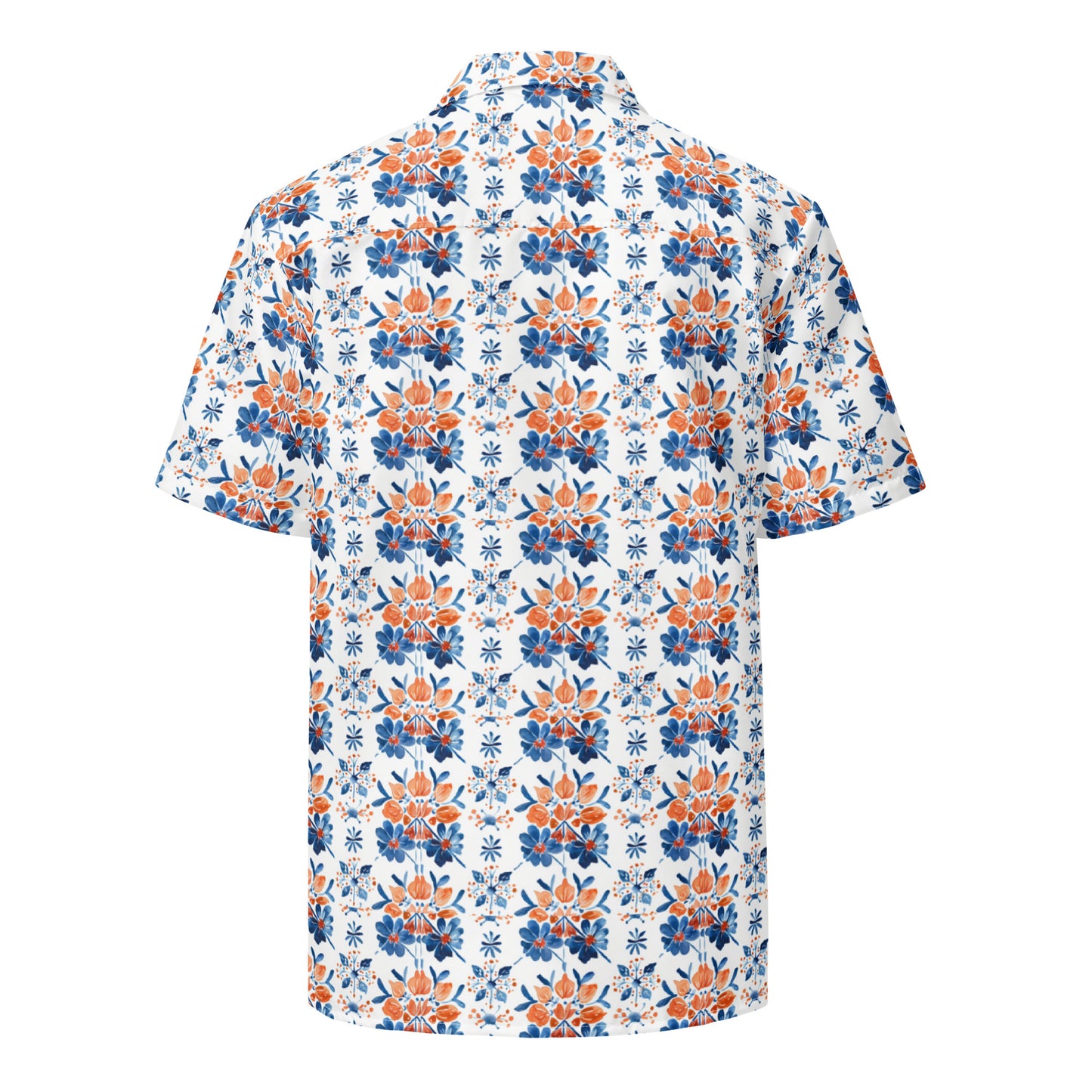 Spanish Floral Pattern - Unisex button shirt