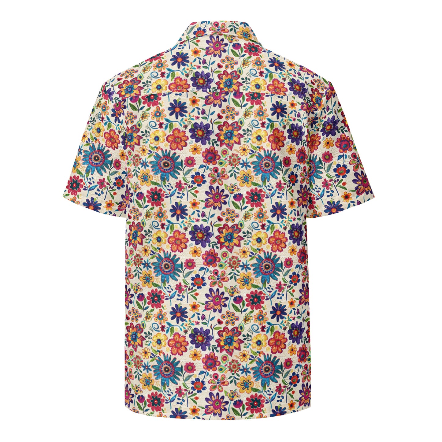 Mexican Floral Spring - Unisex button shirt