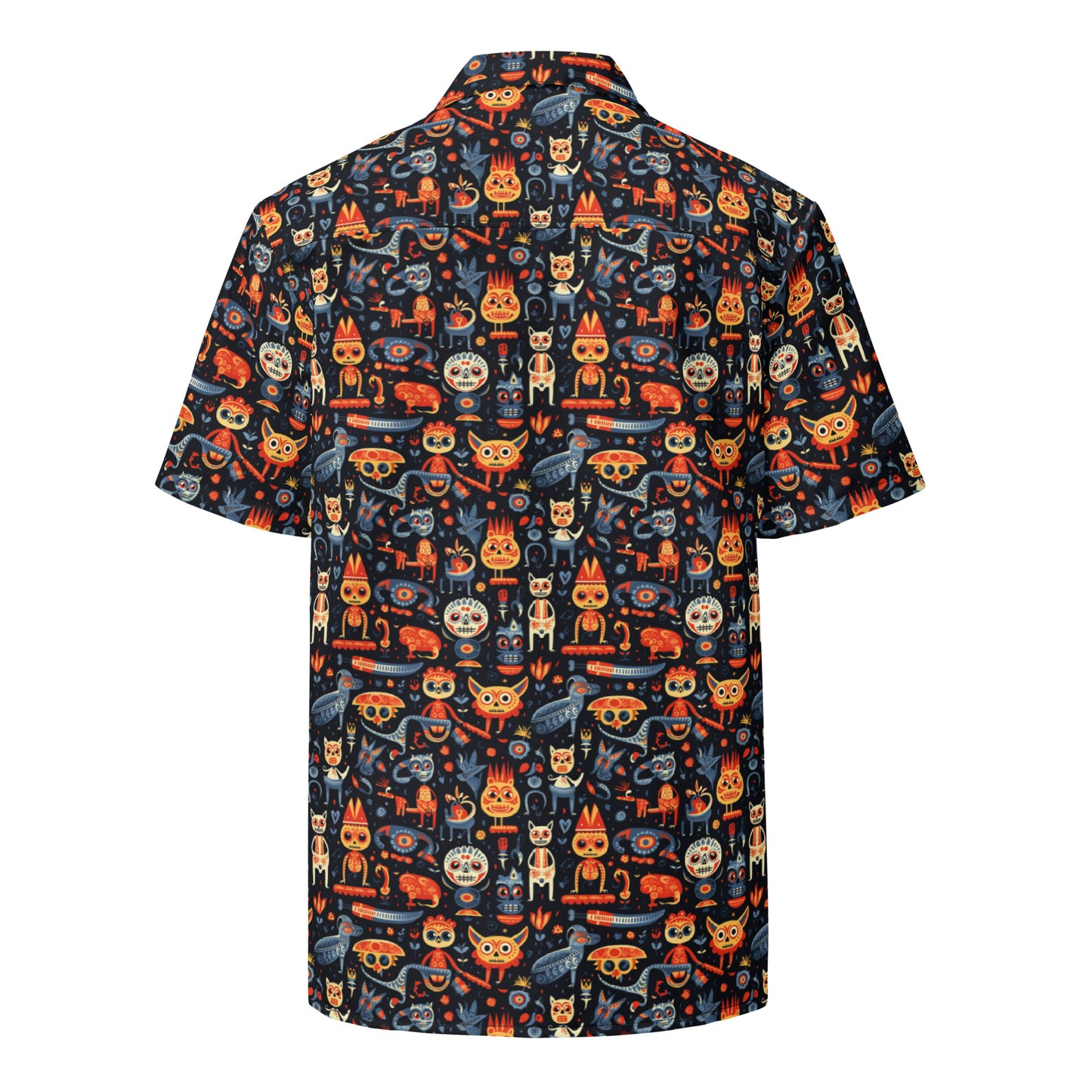 Dia De los Muertos Animals - Unisex button shirt