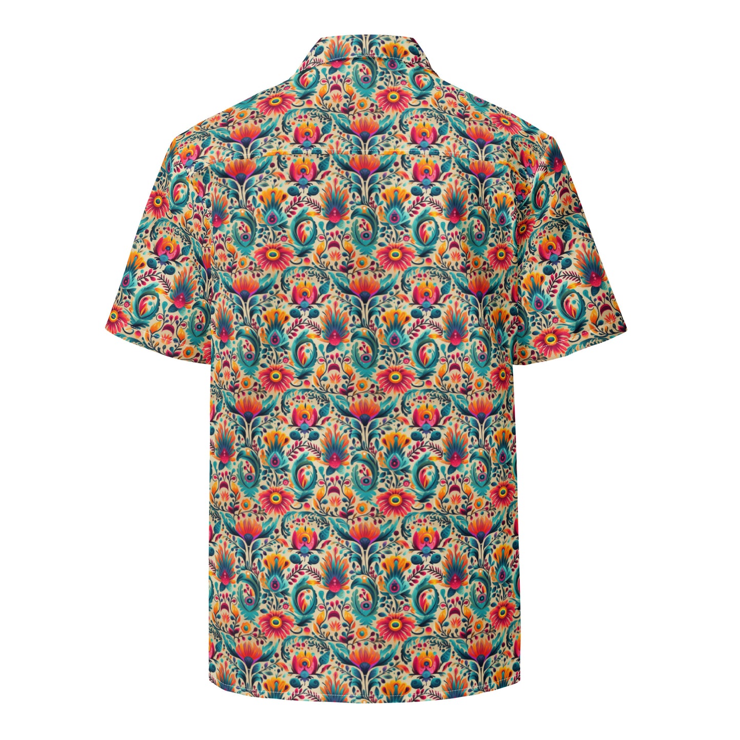 Fall Floral - Unisex button shirt