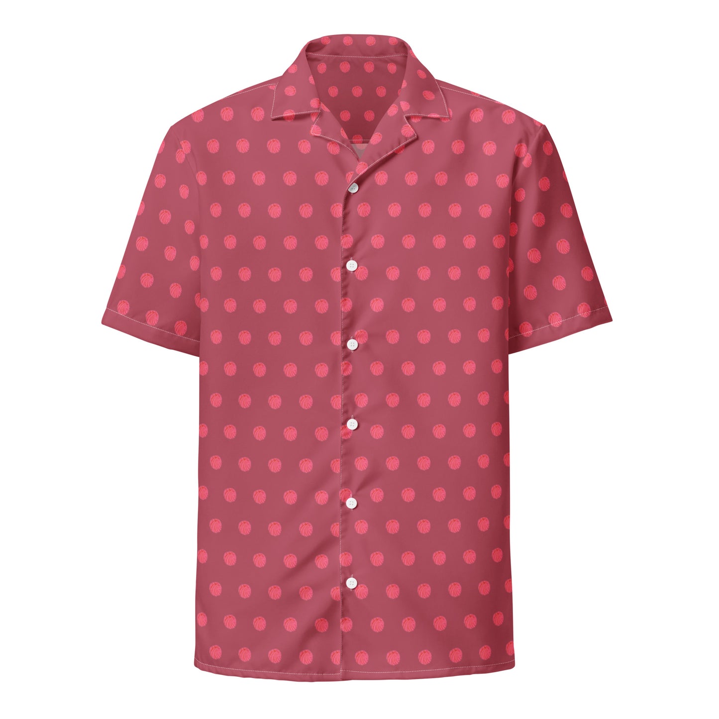 Pink Concha Shirt - Unisex button shirt