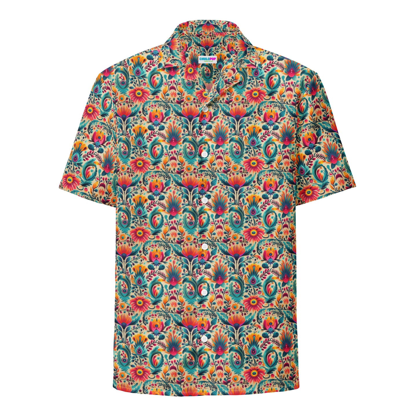 Fall Floral - Unisex button shirt