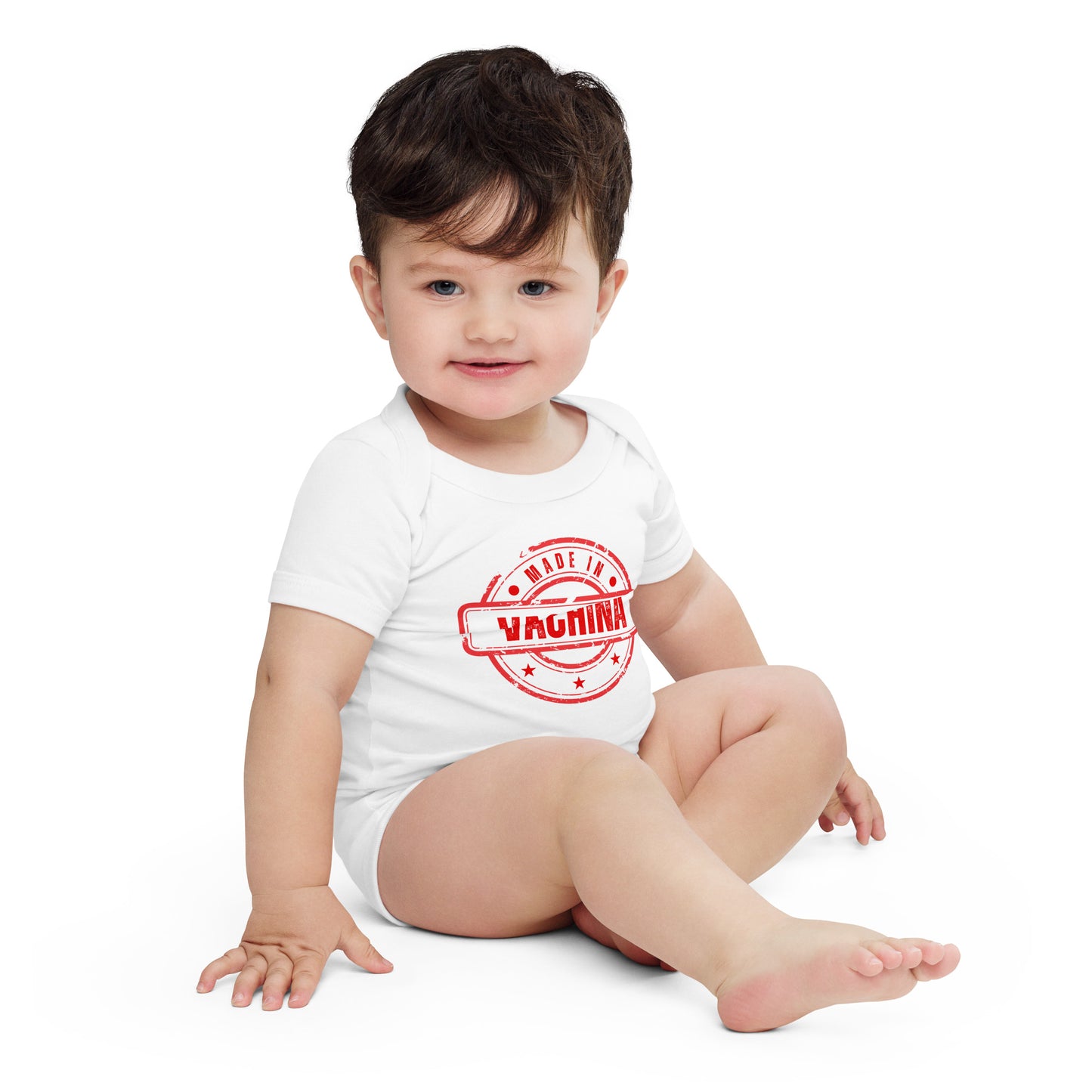 Made in Vachina - Baby short sleeve one piece