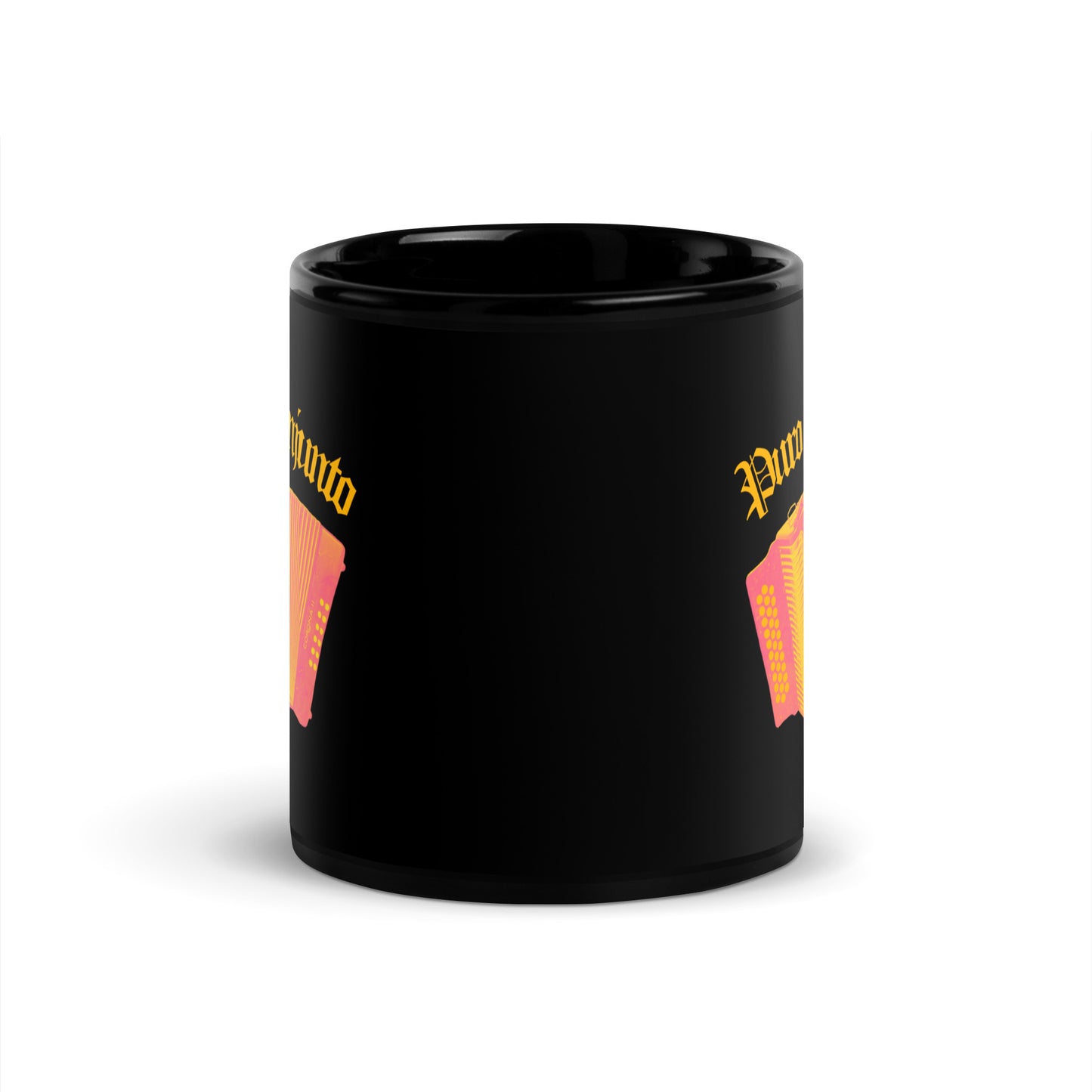 Puro Conjunto - Black Glossy Mug