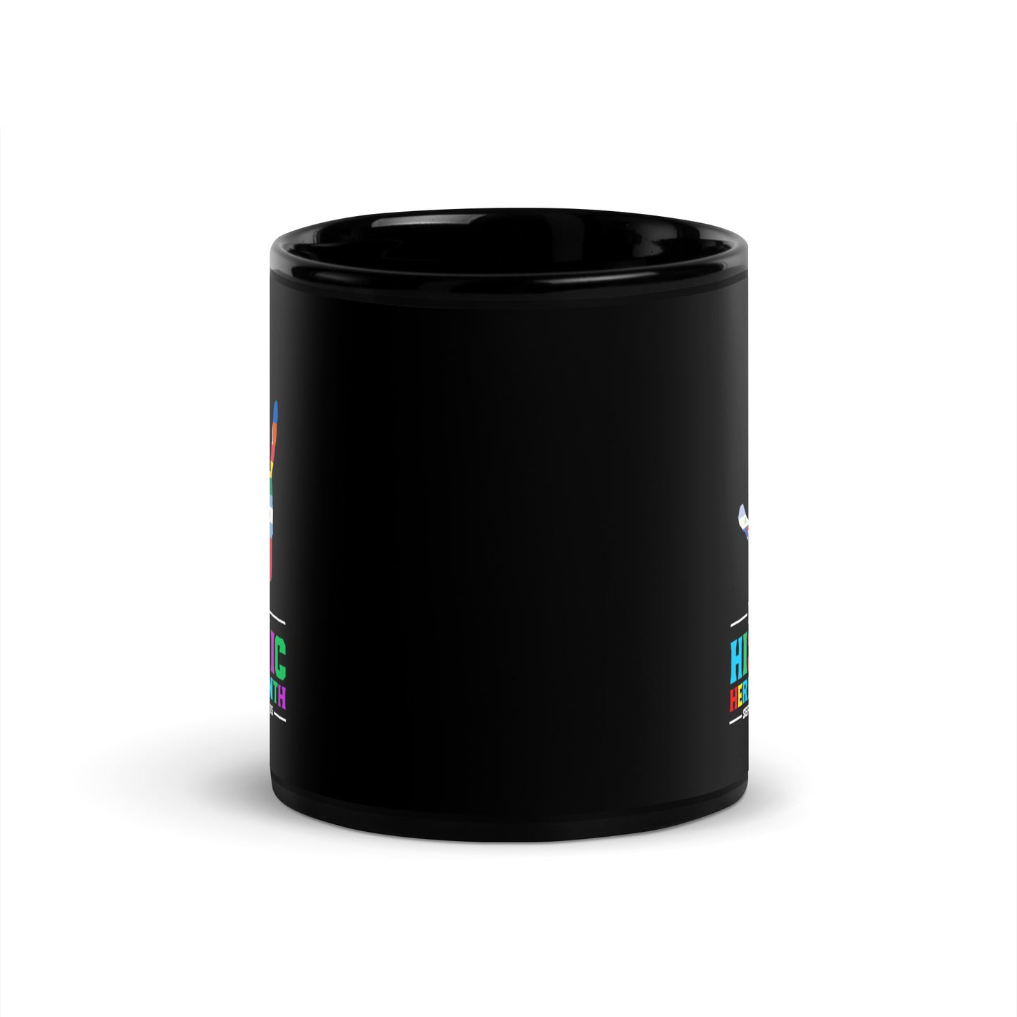 Hispanic Heritage Month - Black Glossy Mug