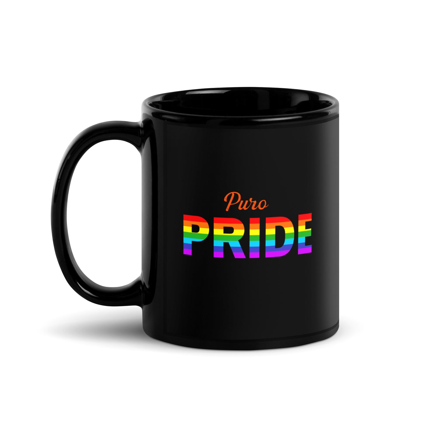 Puro  Pride - Black Glossy Mug