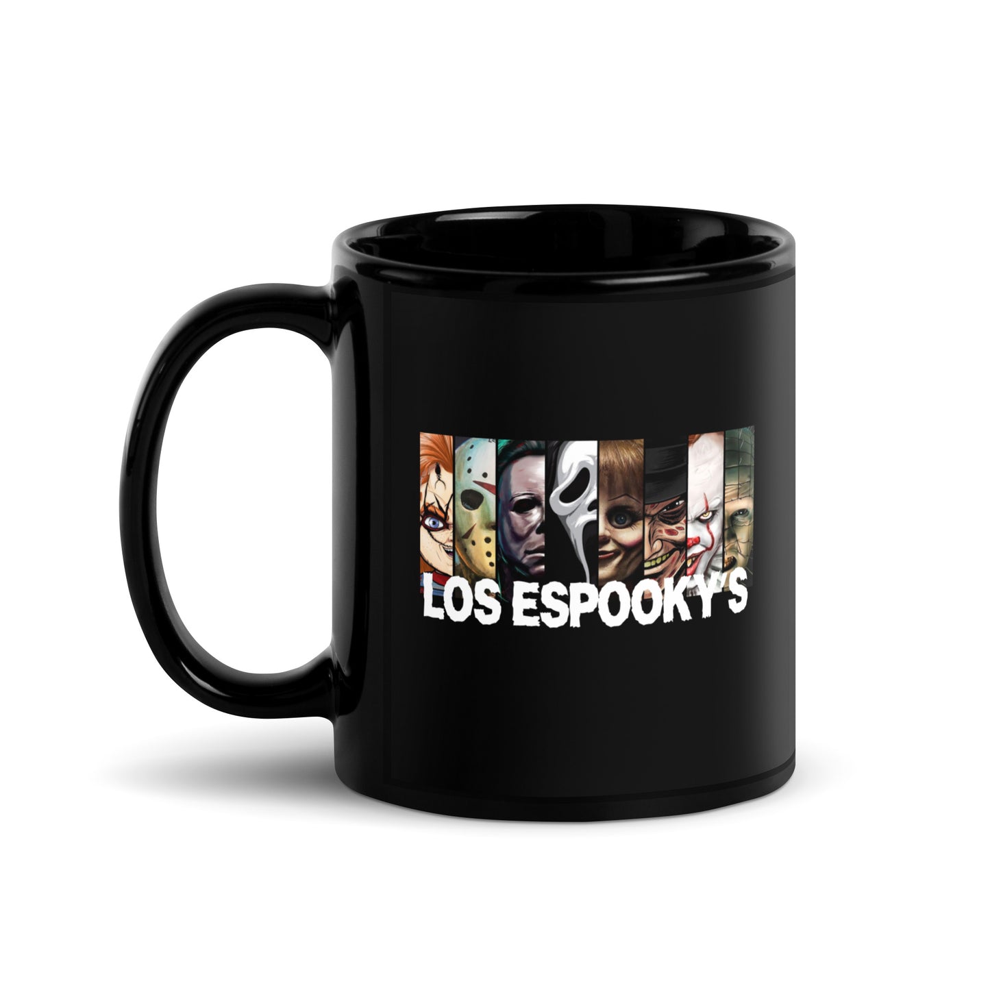 Los Espooky's - Black Glossy Mug