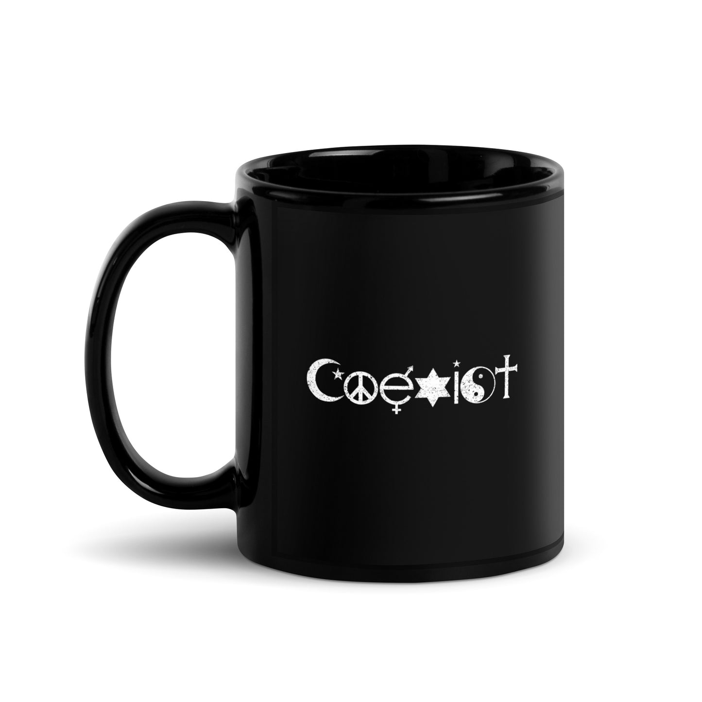 Coexist - Black Glossy Mug