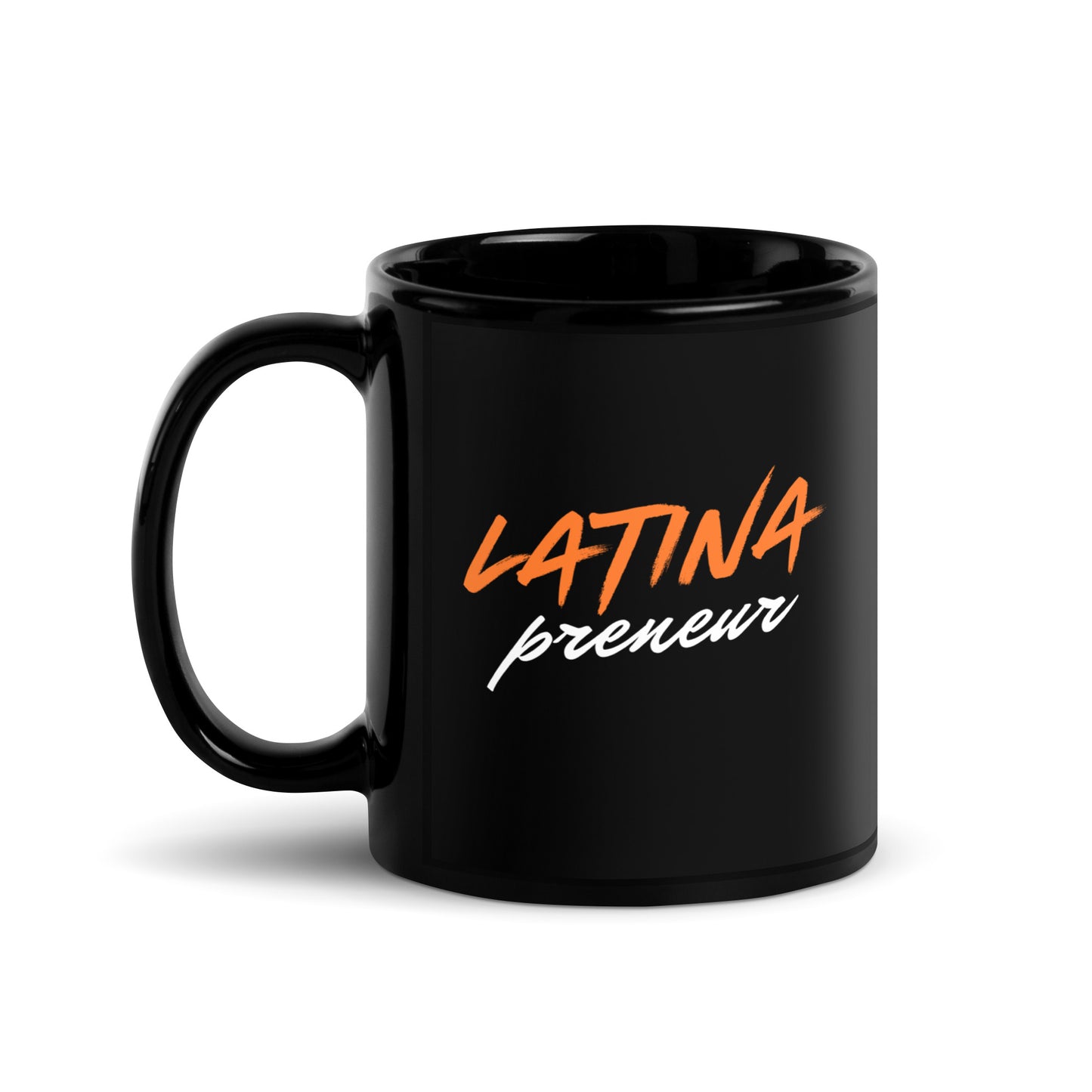 Latina Preneur - Black Glossy Mug