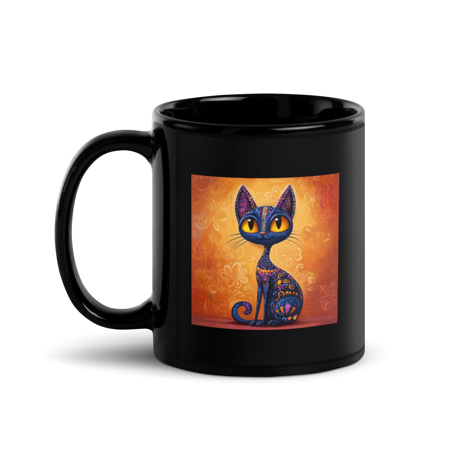 El Gato - Black Glossy Mug