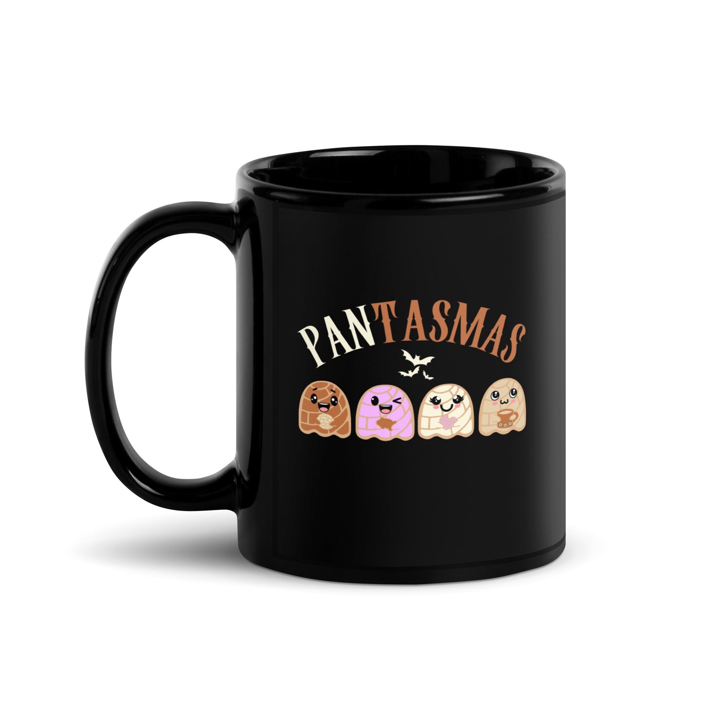 Pantasmas Halloween - Black Glossy Mug