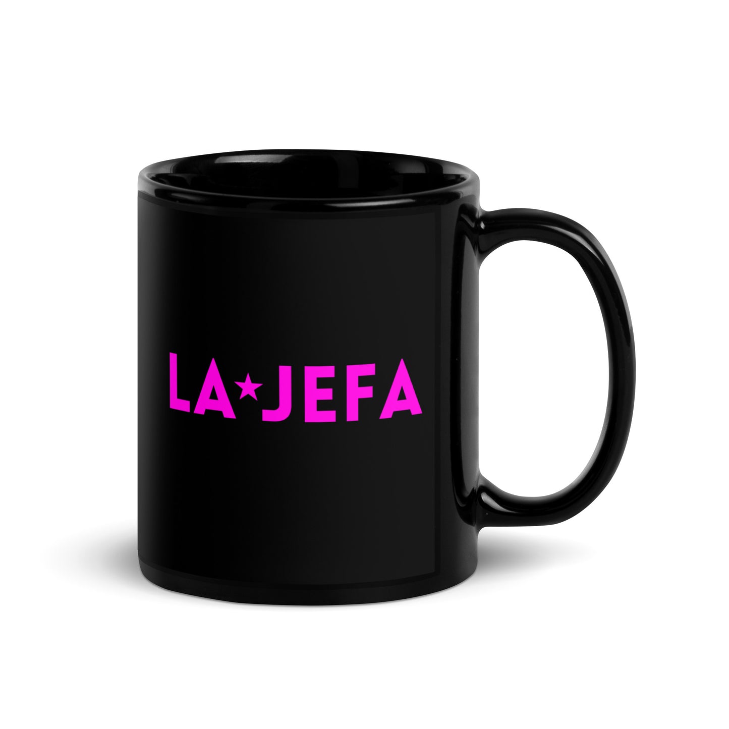 LA JEFA - Black Glossy Mug