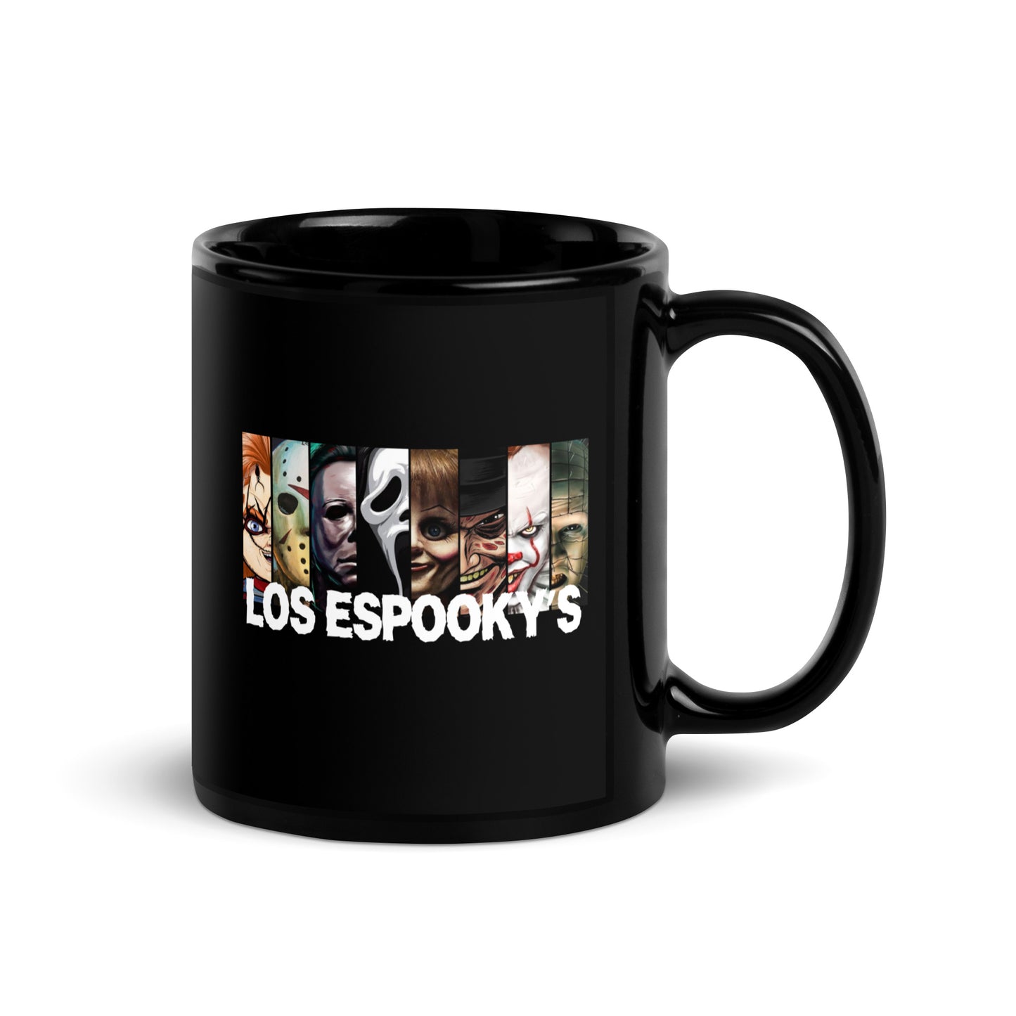 Los Espooky's - Black Glossy Mug