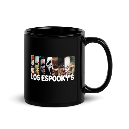 Los Espooky's - Black Glossy Mug