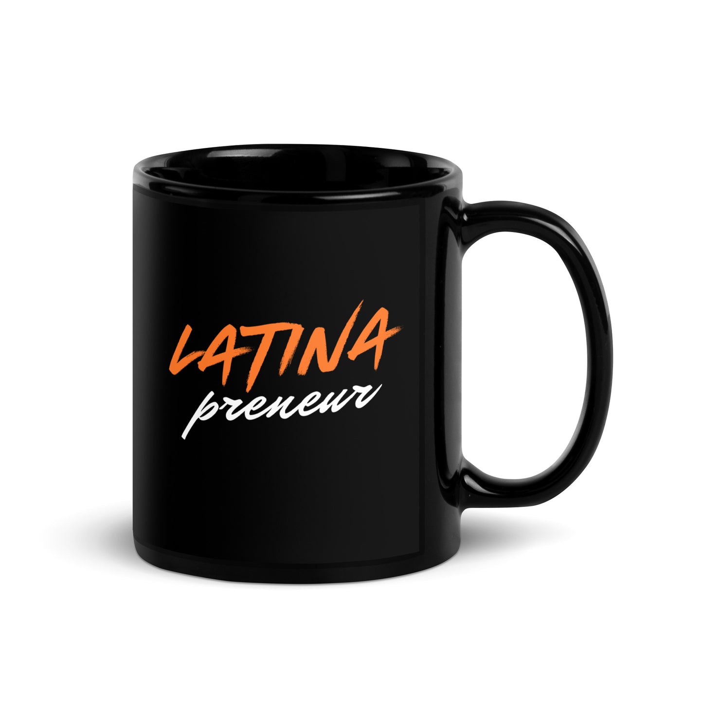 Latina Preneur - Black Glossy Mug