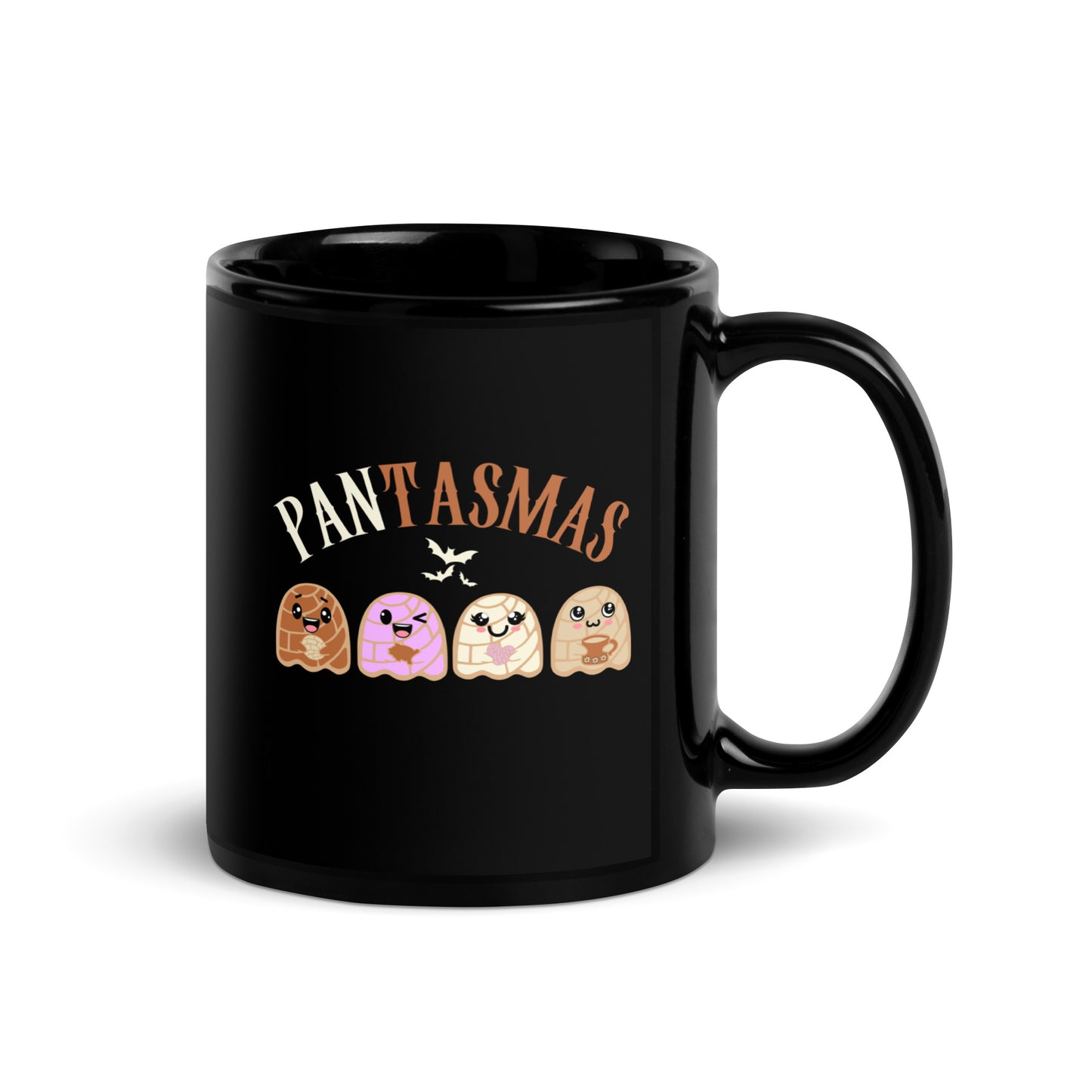 Pantasmas Halloween - Black Glossy Mug