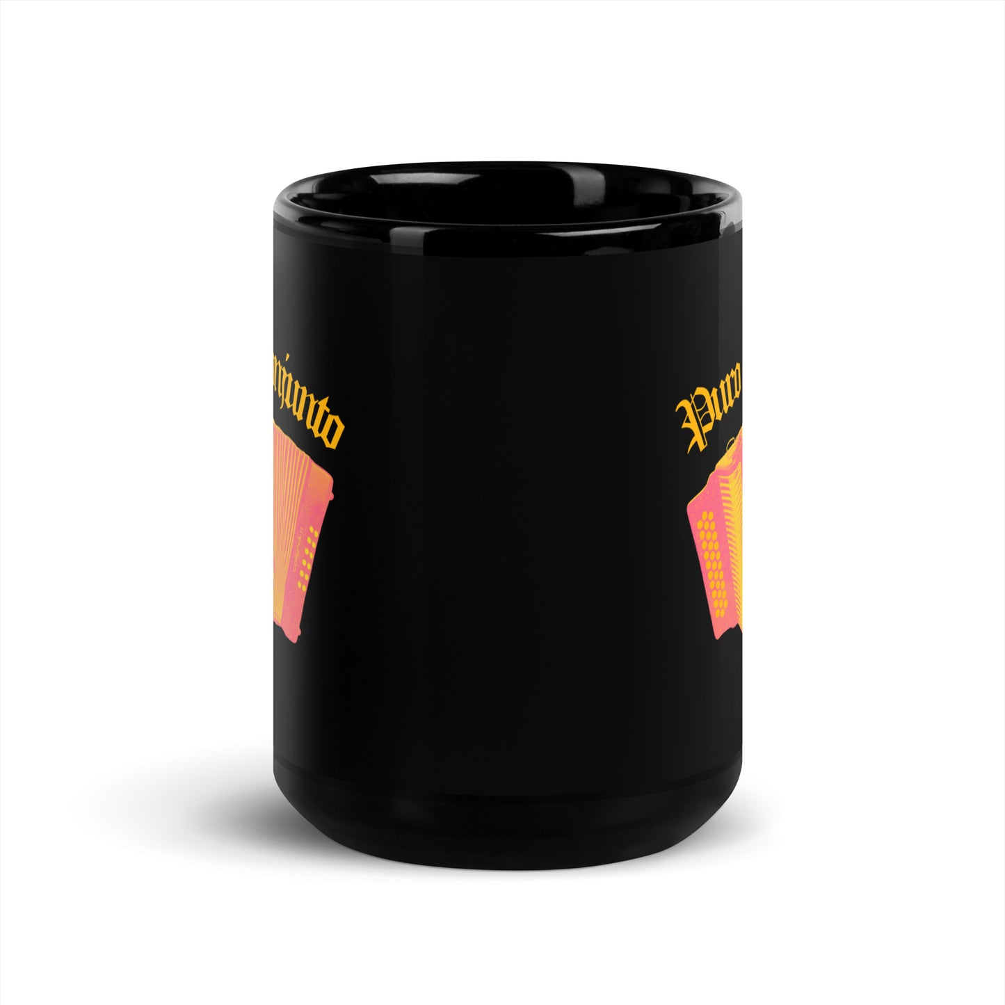 Puro Conjunto - Black Glossy Mug