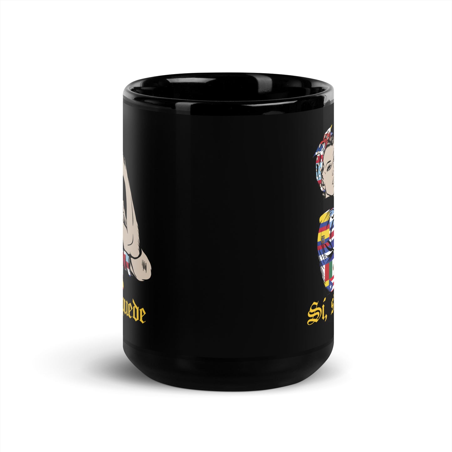 Si Se Puede - Black Glossy Mug