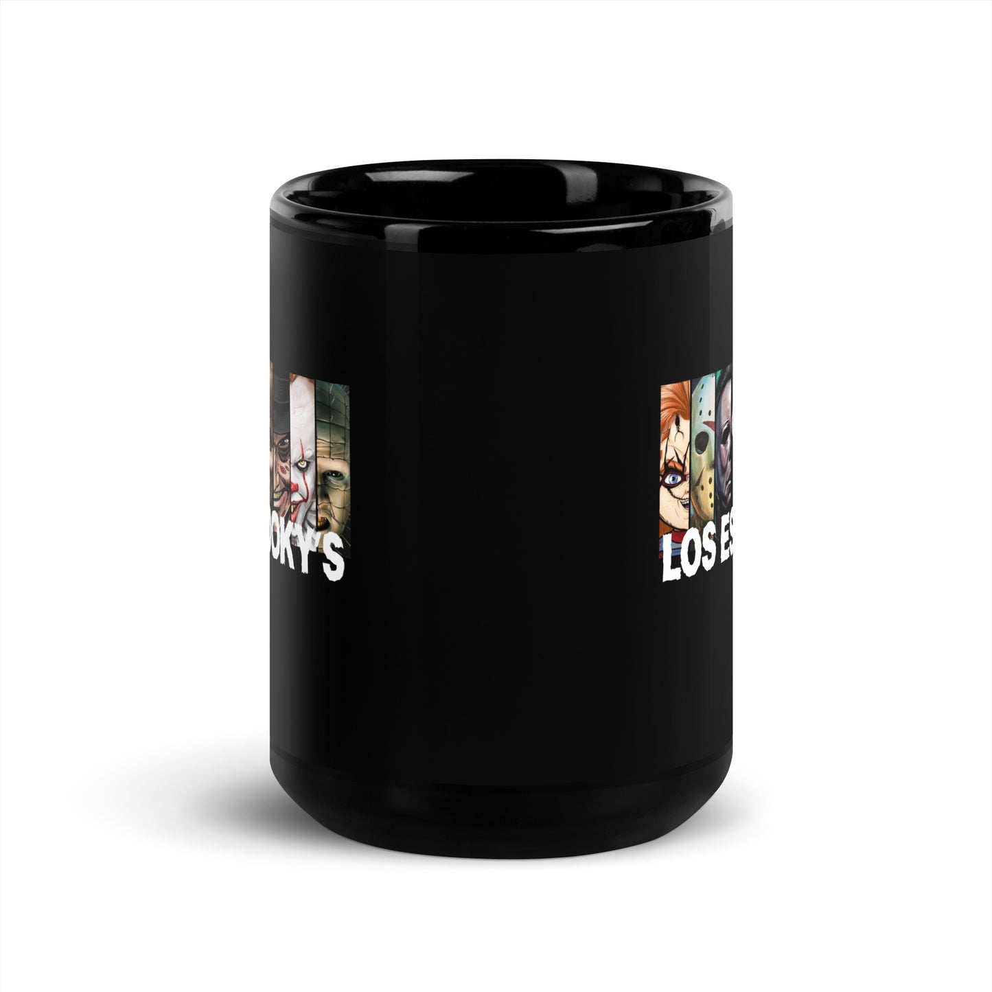 Los Espooky's - Black Glossy Mug