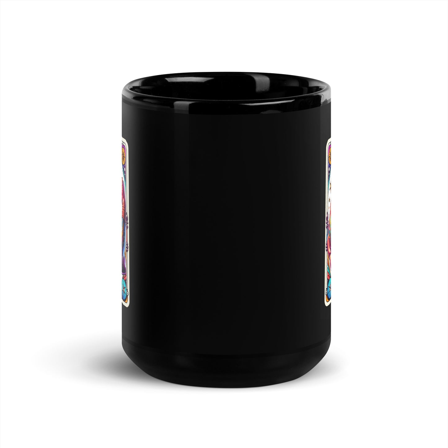 El Luchador - Black Glossy Mug