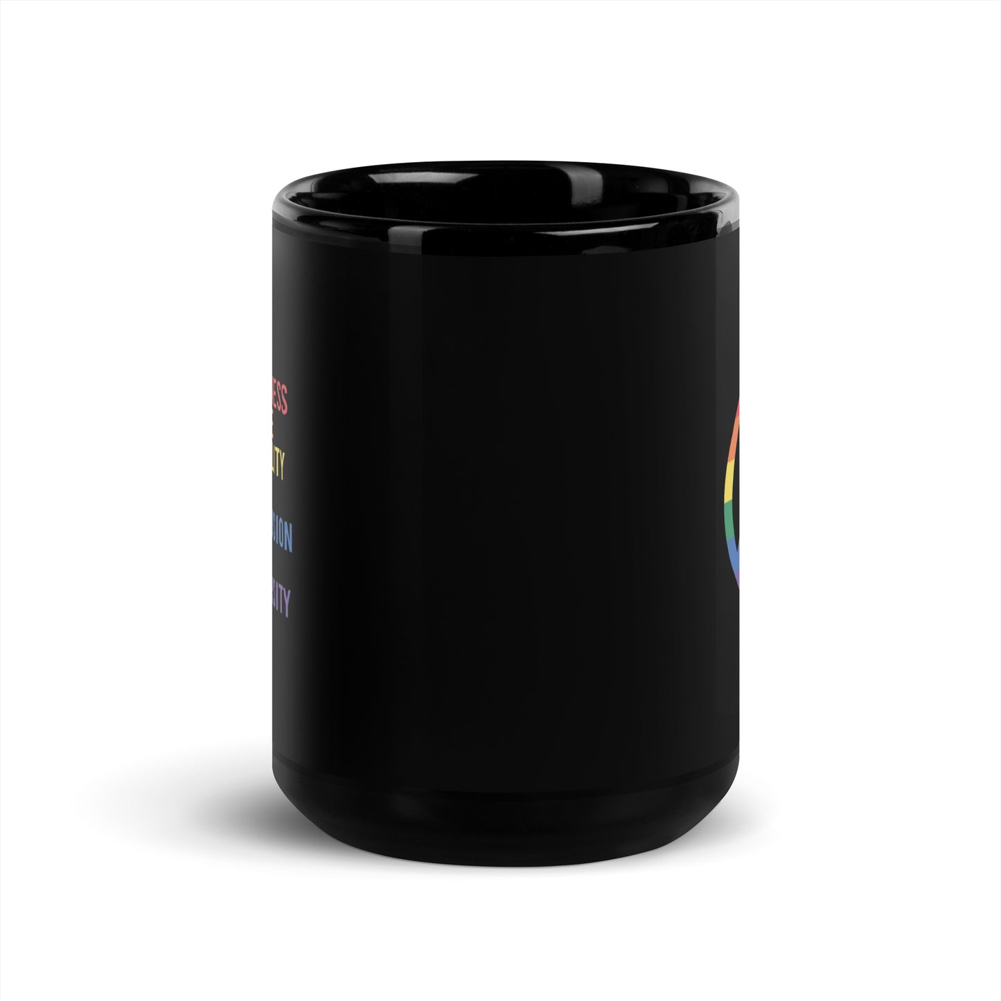 Kindness - Black Glossy Mug