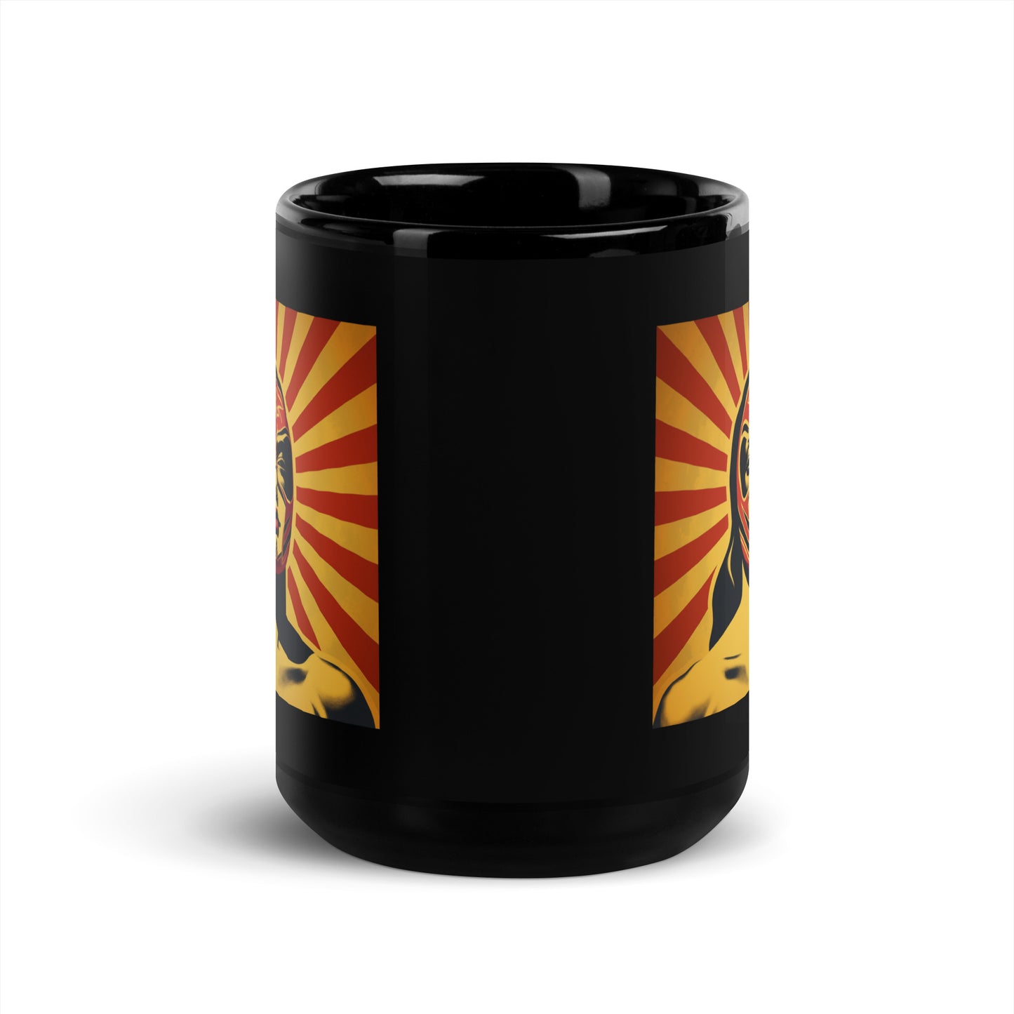 Luchadora - Black Glossy Mug