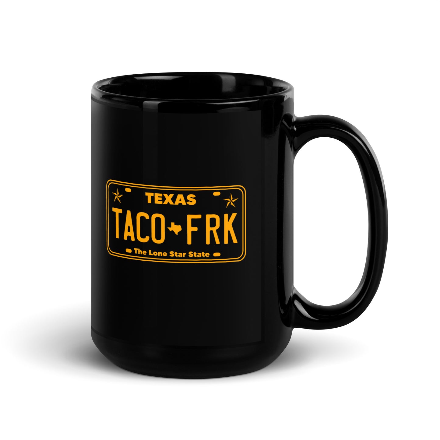 Taco Freak License Plate - Black Glossy Mug