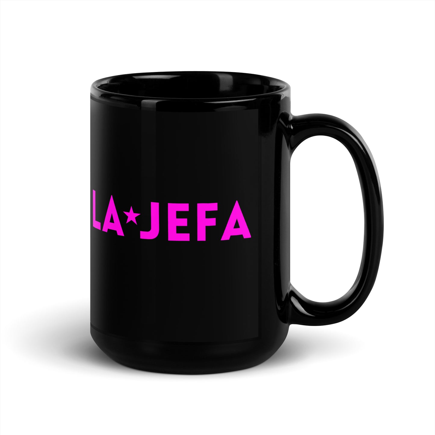 LA JEFA - Black Glossy Mug