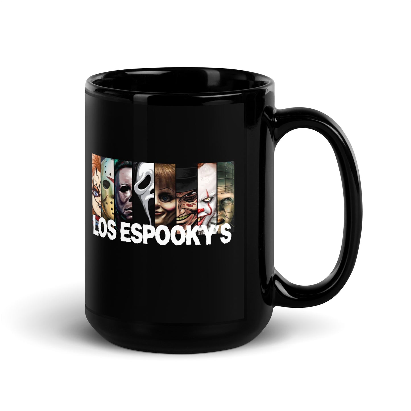 Los Espooky's - Black Glossy Mug