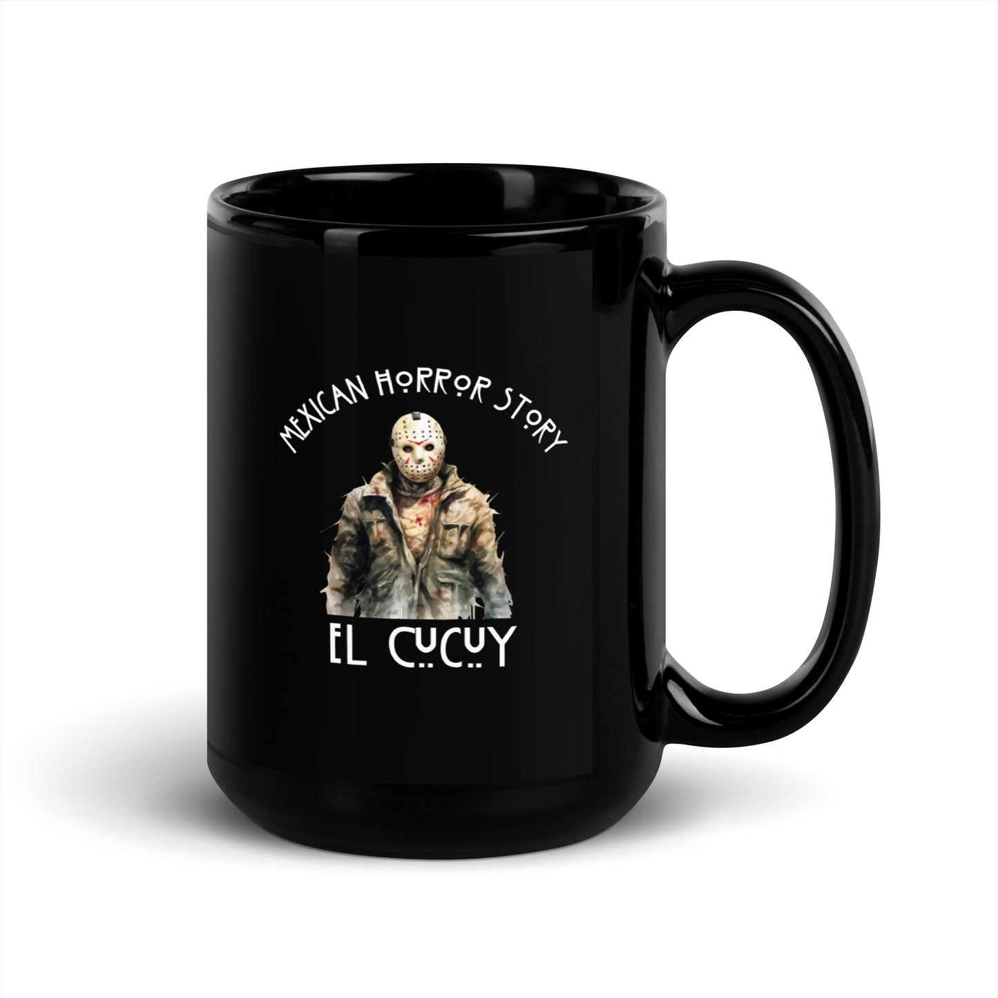 Mexican Horror Story El Cucuy - Black Glossy Mug