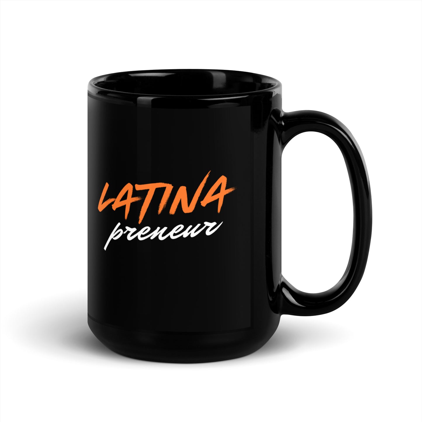 Latina Preneur - Black Glossy Mug