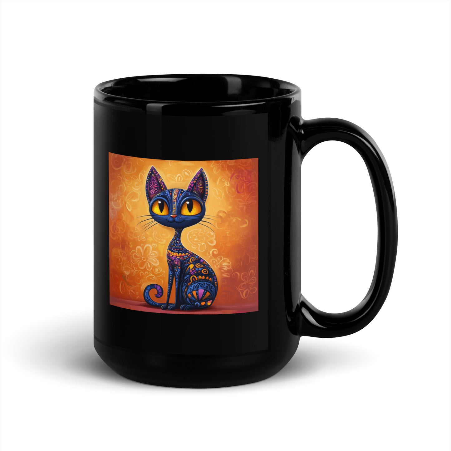 El Gato - Black Glossy Mug