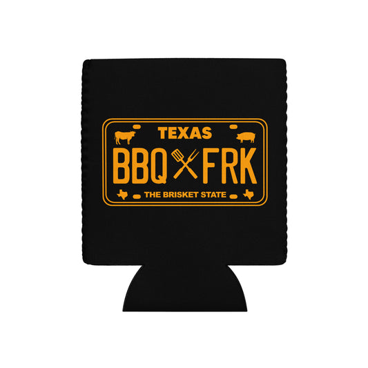 BBQ Freak License Plate - Can cooler